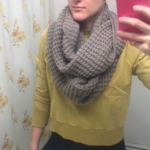 Urban Outfitters light brown infinity scarf